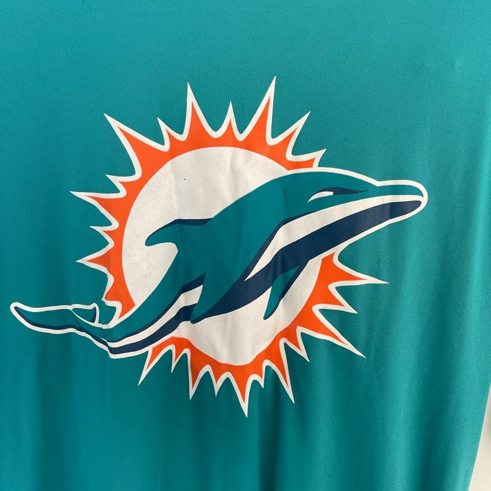 Miami Dolphins NFL Fanatics Blue Ryan Fitzpatrick Short Sleeve Shirt Mens S - Picture 2 of 5